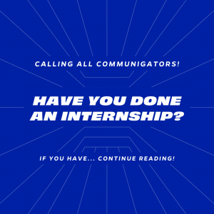 Recently completed an internship? We want to hear from you!