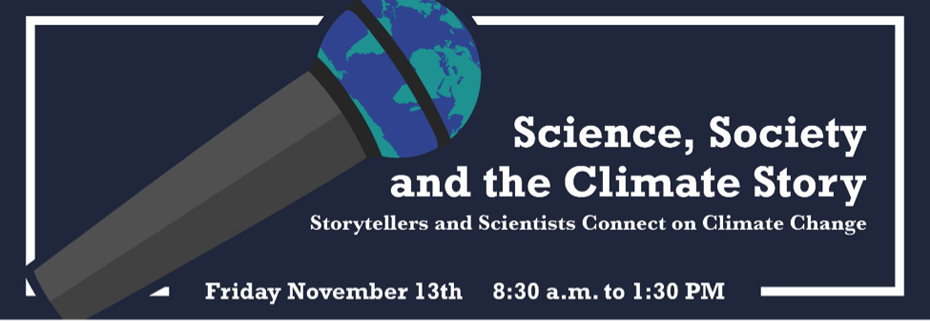 Science, Society and the Climate Story<br/>Nov. 13, 2015<br/><span class="gentbook">This symposium featured distinguished journalists, communicators and scientists delving into the complexities and dynamics of the climate change story.</span>