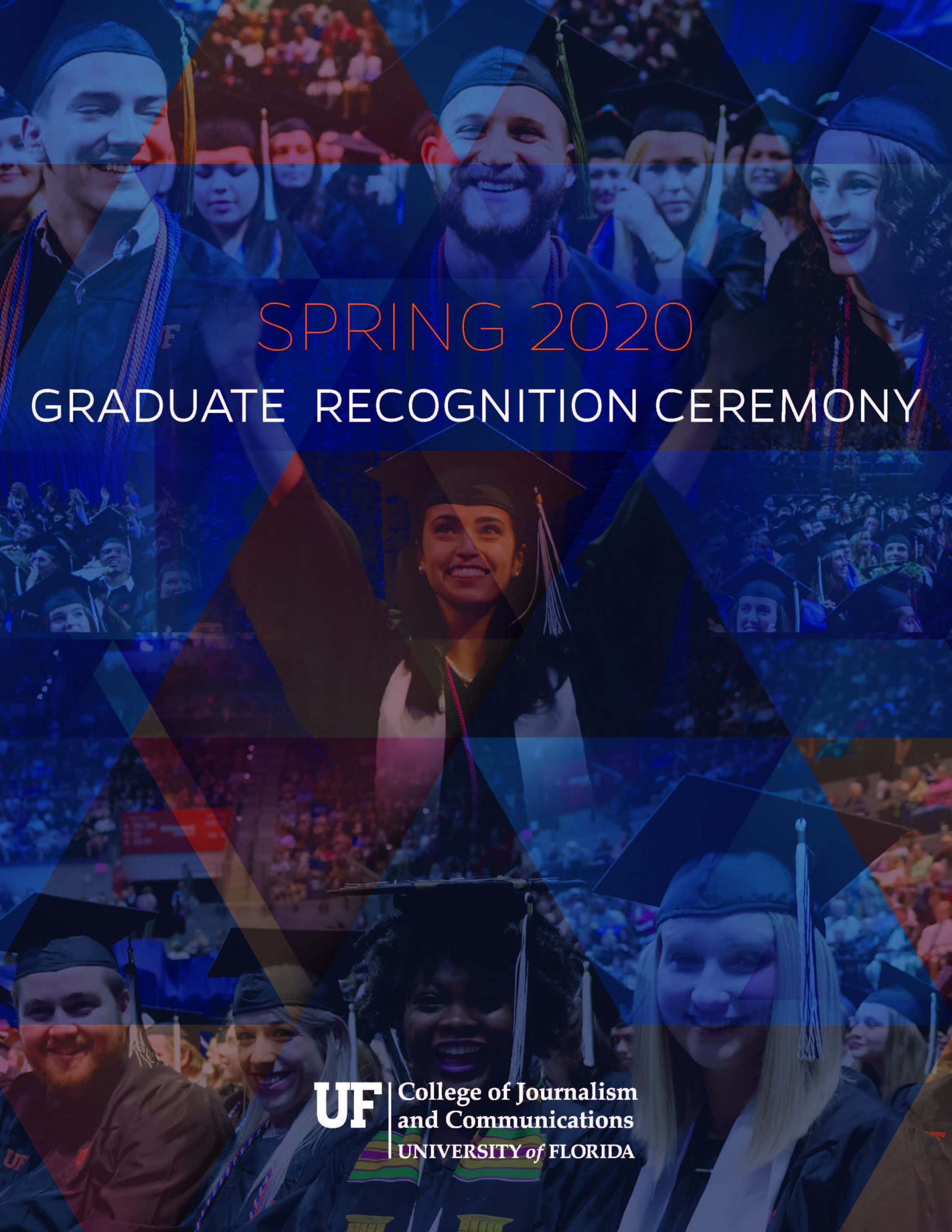 Spring 2020 Commencement UF College of Journalism and Communications