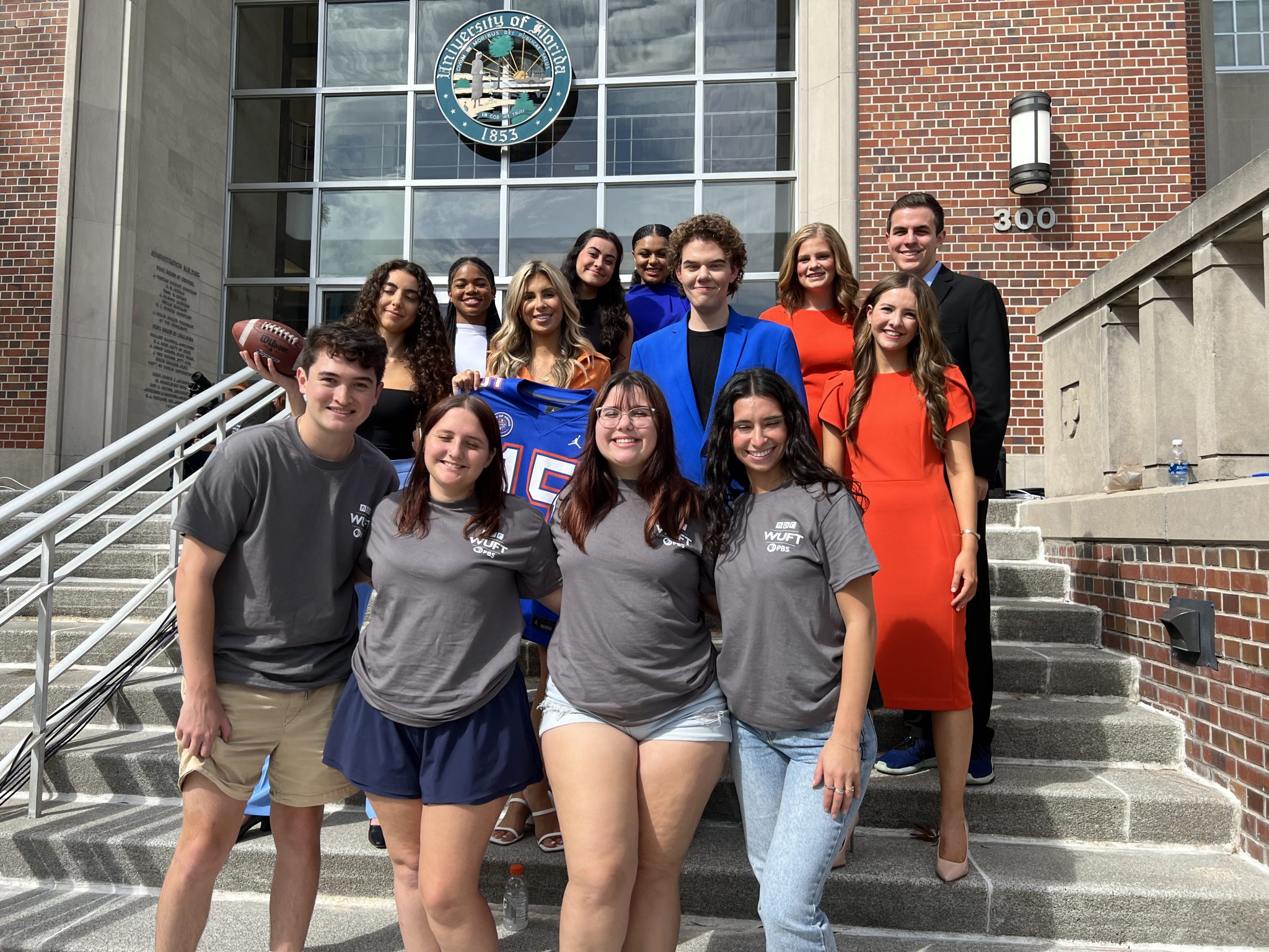 CJC Students Build "Live Action" News Skills at UF Parade